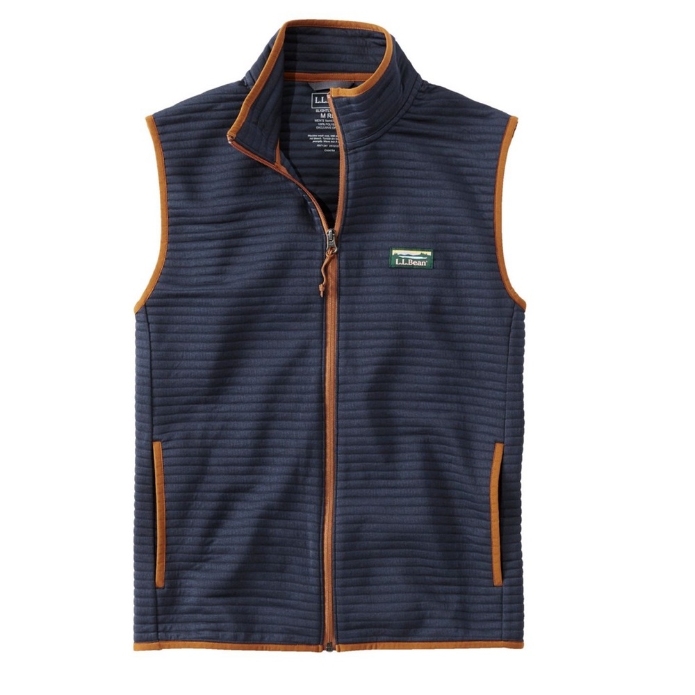 L.L. Bean Men’s Airlite Vest - navy - medium